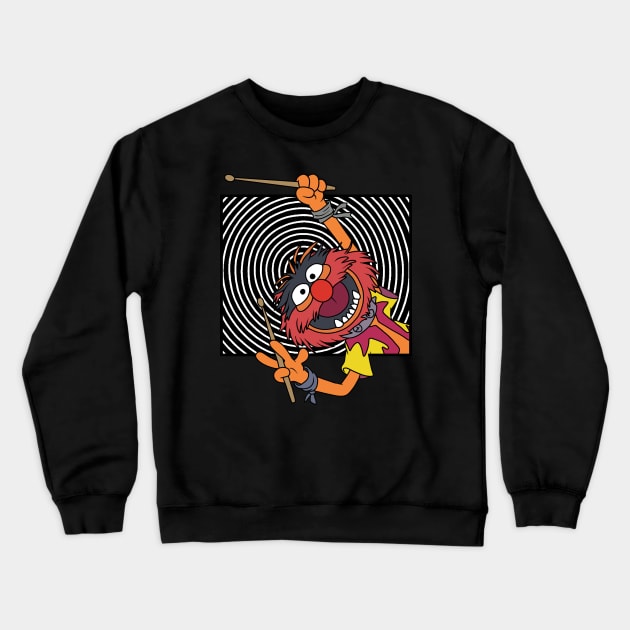 Muppets Animal Crewneck Sweatshirt by valentinahramov